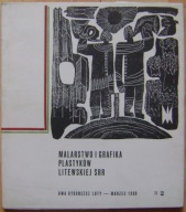 LITWA -MALARSTWO I GRAFIKA PLASTYKÓW LITEWSKIEJ SRR -katalog wystawy