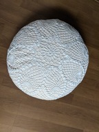 Komplet poduszka puch + poszewka Hand Made śliczne rękodzieło