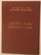 LEGITYMACJA CZŁONKOWSKA - ZWIĄZEK POLSKICH ARTYSTÓW PLASTYKÓW 1957 rok