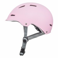 Kask rowerowy dziecięcy Bergen SCOUT S 49-56 cm ultra lekki różowy