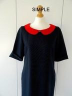 SIMPLE DELIKATNE PASECZKI CZERWONY KOŁNIERZYK 38