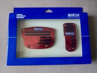 Nakładki na pedały sparco strip automat czerwone