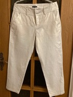 SPODNIE LEN ZŁOTE SOULMATE (L) KIESZENIE