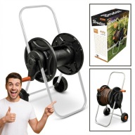 WÓZEK NA WĄŻ OGRODOWY SOLIDNY ZWIJACZ BRADAS 60M 1/2 CALA NOWY