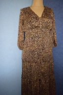 SECOND FEMALE Piękna sukienka panterka długa letnia nowa_42