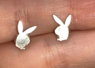 Kolczyki króliczek playboya króliczki