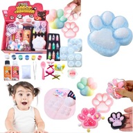 ZESTAW DO ROBIENIA GNIOTKOW DLA DZIECI DO ZABAWY ZEL SLIME GNIOTKI GNIOTEK