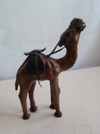 Wielbłąd dromader - drewniana rzeźba figurka - piękna ozdoba
