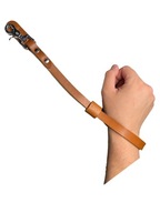 Pasek do aparatu skóra naturalna beżowy