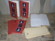 KARTKA POCZTOWA 10 szt + KOPERTA WKŁADKA ŻYCZENIA