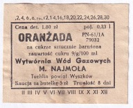 WWG Tuchlin oranżada sprzedaż prywatna