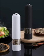Elektryczny młynek do soli i pieprzu z LED automatyczny, regulowana grubość