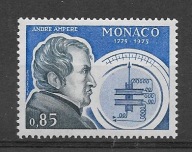 Monaco x tel639 Amper MNH VF