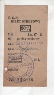 Bilet PKP, Stronno pow. Bydgoszcz, do Bydgoszcz, 1946r., -8