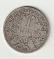 Niemcy-Cesarstwo 1 marka 1875 D