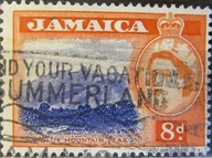 Jamajka kolonia brytyjska stary znaczek (7/10
