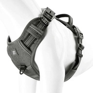 Szelki Uprząż dla psa z uchwytem klipsem do smyczy r. XL Szary
