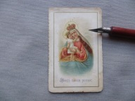 KRAKÓW MARYA NASZA POMOC MODLITWA ŚWIĘTY OBRAZEK przedw. - 27