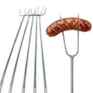 WIDELCE NA OGNISKO OGNISKOWE KIJE DO KIEŁBASEK WIDEŁKI NA OGNISKO 120CM X5