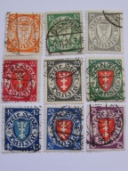 WM Gdańsk - Herb Gdańska - obiegowe - Fi. 187-95 kasowane