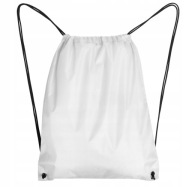 Plecak worek biały 34x42 cm ze sznurkami