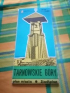 Tarnowskie Góry stary plan miasta autobusy tramwaje