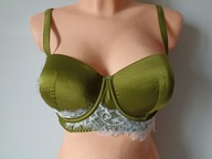 Śliczna markowa bielizna George Entice Exclusive Olive Uk 34DD EUR 75DD