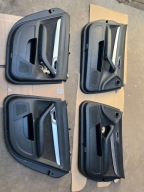 KOMPLET 4 SZT boczki skóra ALKANTARA ROLETY ambiente audi a6 c6 SEDAN