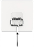 HACZYK WIESZAK SAMOPRZYLEPNY ŁAZIENKOWY KUCHENNY PRZEZROCZYSTY WODOODPORNY