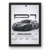 McLaren P1 Plakat 40x50 w Ramce | Obraz Motoryzacyjny, Dekoracja