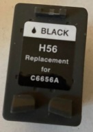 hp wkład tusz 56 BLACK C6656A ZAMIENNIK pusty