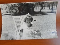 PRL kobieta gra w karty (1216)