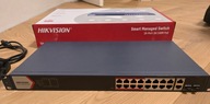 Switch PoE Zarządzalny Przełącznik Hikvision 16 Portów Do Kamer Gwarancja