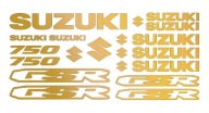 SUZUKI _ GSR 750 _ NAKLEJKI _ ZŁOTO, SREBRO, MIEDŹ