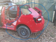 SKODA rapid toledo IV ĆWIARTKA błotnik tył pas podłoga WANNA