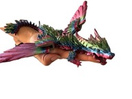 Smok skrzydlaty z ruchomą szczęką 3D Druk 33CM