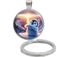 Brelok do kluczy/ka - Pingwin - ozdobna zawieszka, plecak, portfel