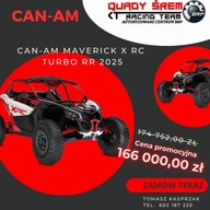 Can-Am Maverick X RC Turbo RR 2025 PROMOCJA