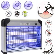 LAMPA OWADOBÓJCZA UV NA KOMARY MUCHY OSY I OWADY 230V 20W SOLIDNA 2W1