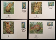 Tanzania 1989, WWF: Galago. ssaki FDC