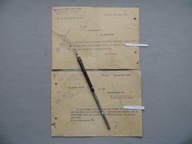 G.G. RZESZÓW REICHSHOF KRAKÓW MONOPOL SOLNY URZĄD CELNY DOKUMENT- 2 szt