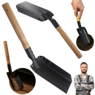 ŁOPATKA ŁOPATA SZUFELKA METALOWA DO OGRODU POPIOŁU KOTŁOWNIA PIEC 37CM