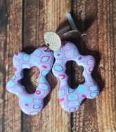 Kolczyki z gliny polimerowej model Nr 1b