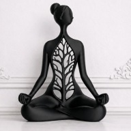 Figurka kobiety joginka joga 18 cm medytacja ozdoba do salonu spa