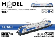 Newag Griffin EU160-062 - Model kartonowy