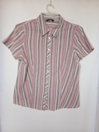 bluzka różowa popielata biała