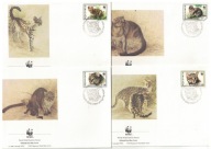 10-FDC-DF40- Surinam, WWF, Koty egzotyczne ,1995r