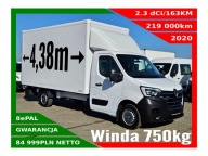 RENAULT MASTER KONTENER WINDA 2.3dCi/163KM KLIMA ŁADOWARKA INDUKCYJNA