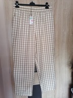 SPODNIE MATERIAŁOWE PRIMARK KRATA 44 XXL