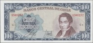 Chile 100 escudos 1960 - Manuel Rengifo - stan bankowy UNC